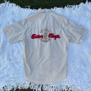 Señor Frogs Mexico exclusive Isla Mujeres button up shirt size medium